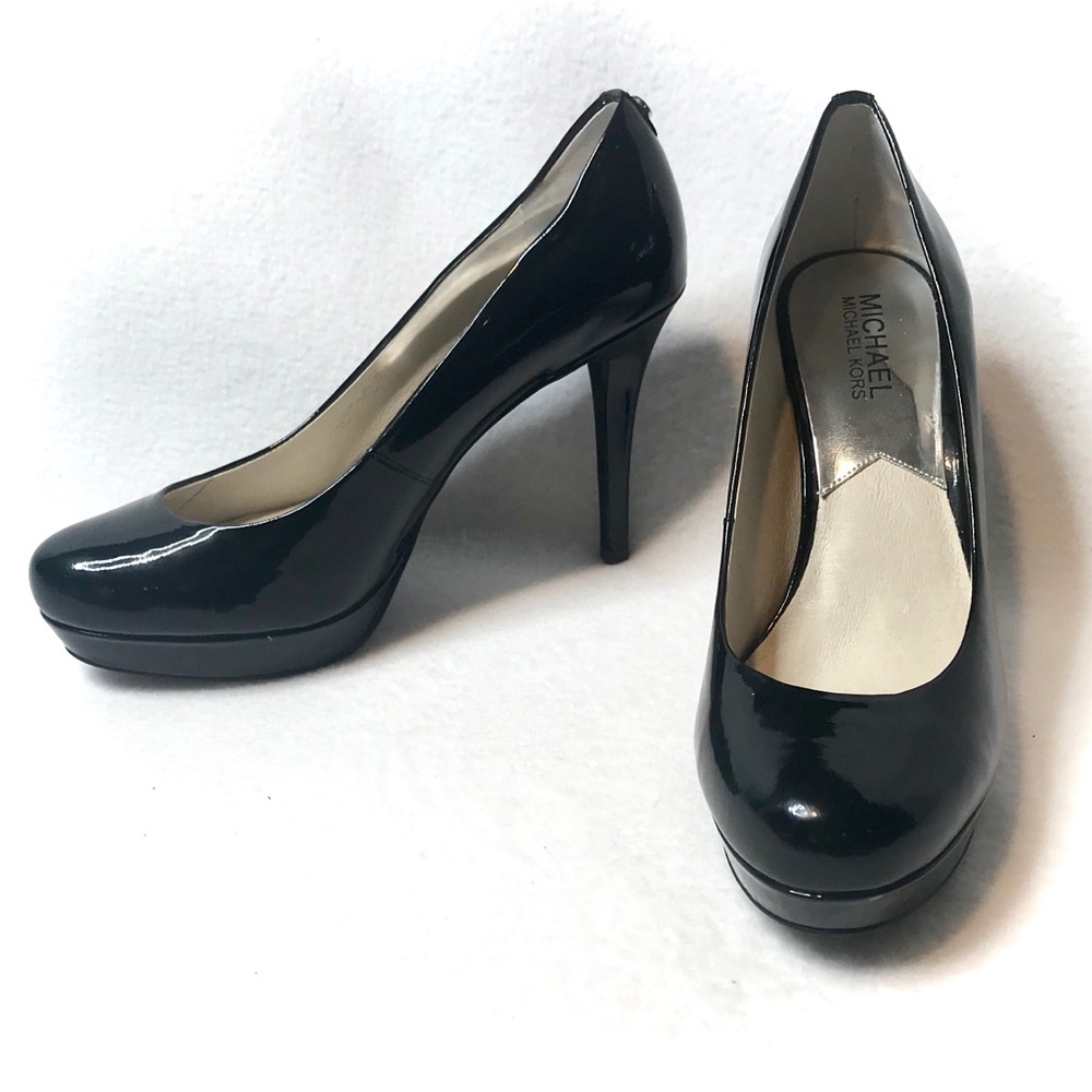 Michael Kors Black Platform Heels